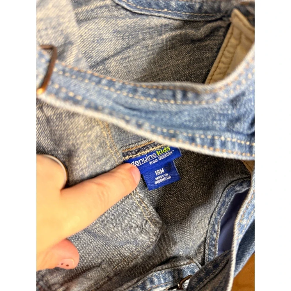 Genuine Kids from OshKosh Denim Overalls Blue Size 18 Months‎